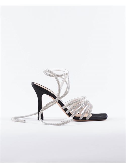 Satin sandals with rhinestones laces Francesco Sacco FRANCESCO SACCO |  | 681299
